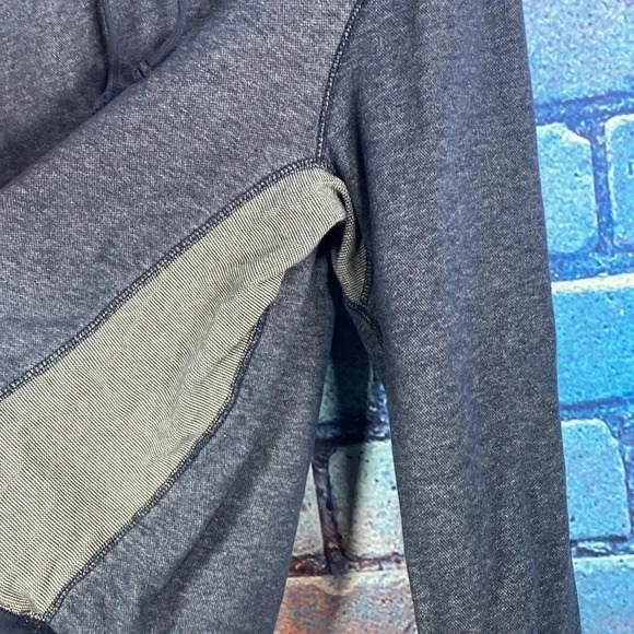 J.Crew Vintage Fleece Sweatshirt Hoodie Navy Size Large - Picture 6 of 6